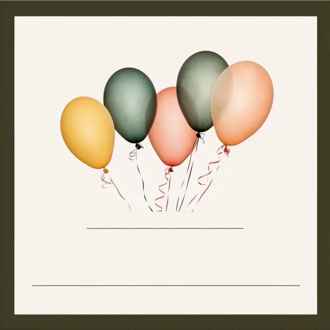 Balloons Card