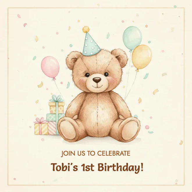 Teddy Bear's Birthday