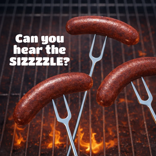 Hear the sizzle