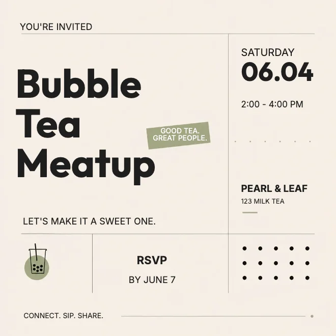 Good Tea, Great People.