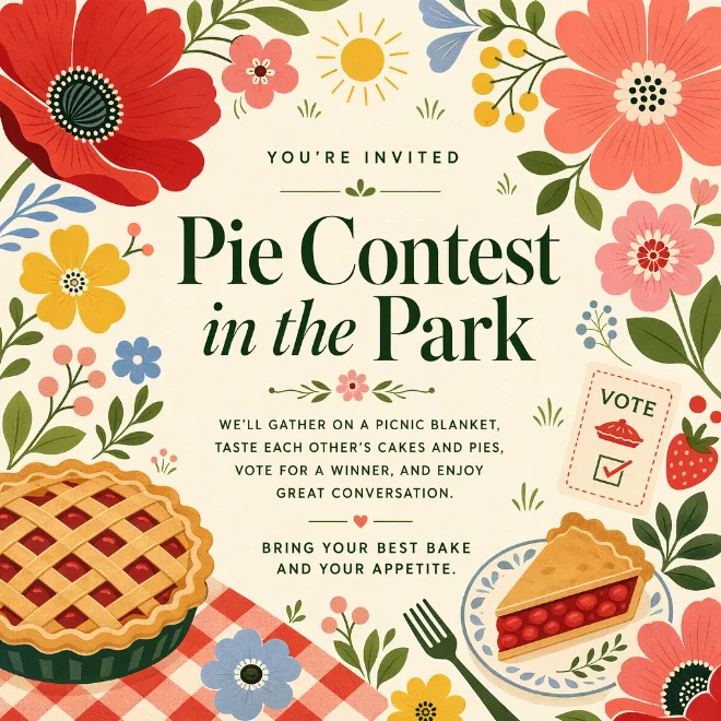 Gather on a picnic blanket